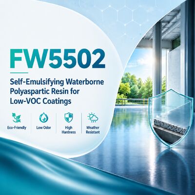 FW5502: 低VOCコーティング用の自己乳化型水性ポリアスパラギン酸樹脂